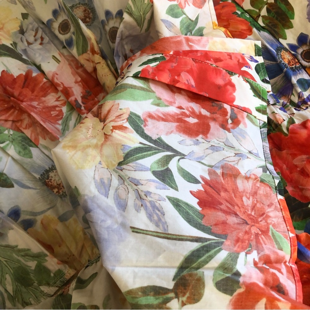 CARA CARA Nathali Floral Maxi Skirt - Egret Blossoms - Picture 7 of 8